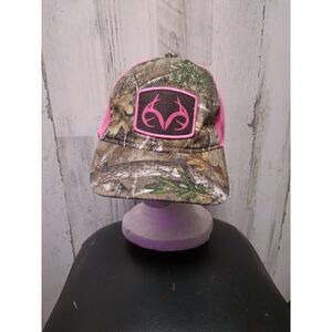 RealTree Ladies Fit Pink And Camo Hat